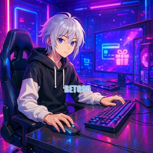 Imagem promocional da BET095 mostrando a plataforma e suas vantagens