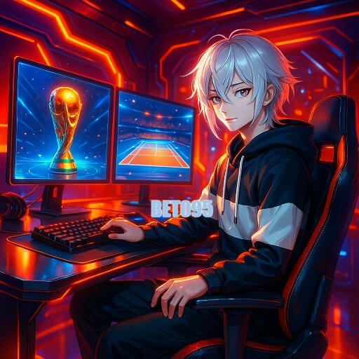 Imagem promocional da BET095 mostrando a plataforma e suas vantagens