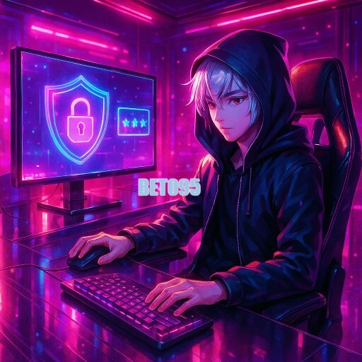 Imagem promocional da BET095 mostrando a plataforma e suas vantagens