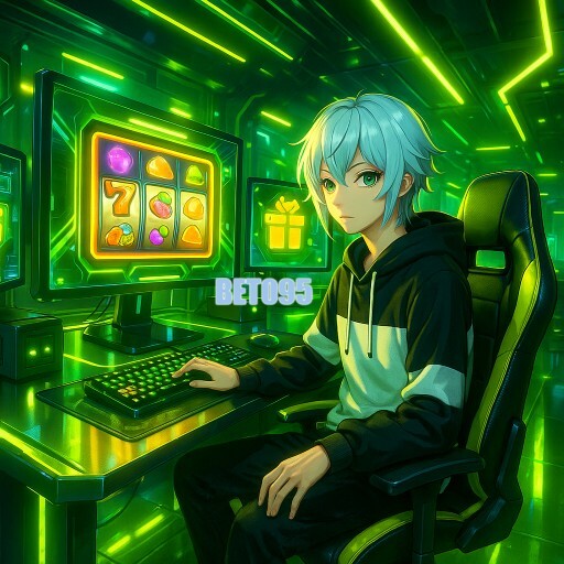 Imagem promocional da BET095 mostrando a plataforma e suas vantagens